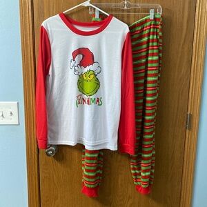 “5/$20” The Grinch matching set Christmas pajamas size large